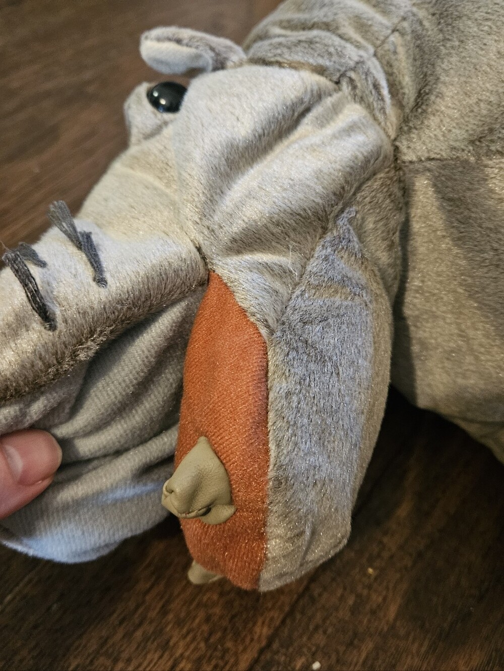 NCIS Abby Sciuto's Bert the Farting Hippo Plush Puppet 17" L No Collar Or Sound. - Picture 7 of 10